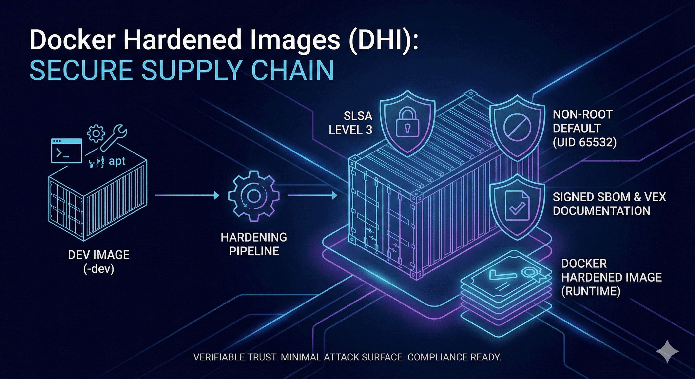 Docker Hardened Images (DHI) - Moving from DIY Security to Hardened by Default