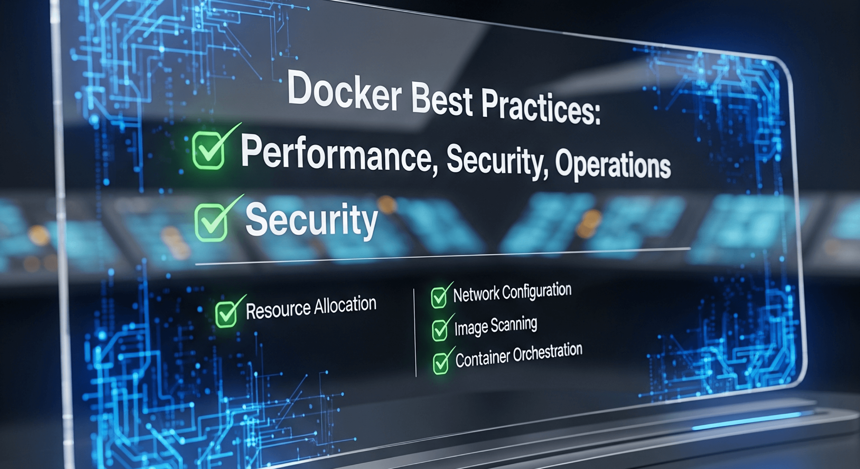Docker Hardening 101: The Essential Performance & Security Checklist